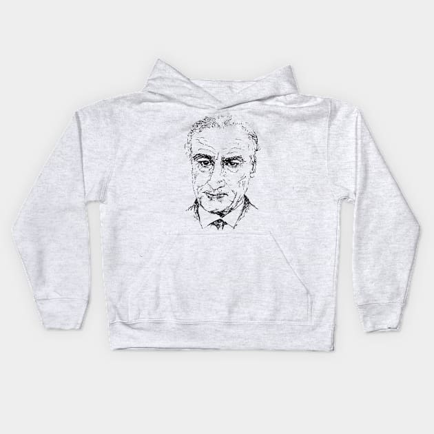 Robert De Niro Kids Hoodie by zoebrittle